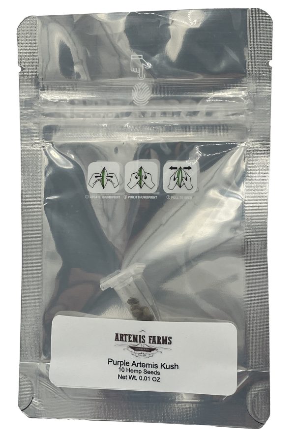 Purple Artemis Kush Hemp Seeds