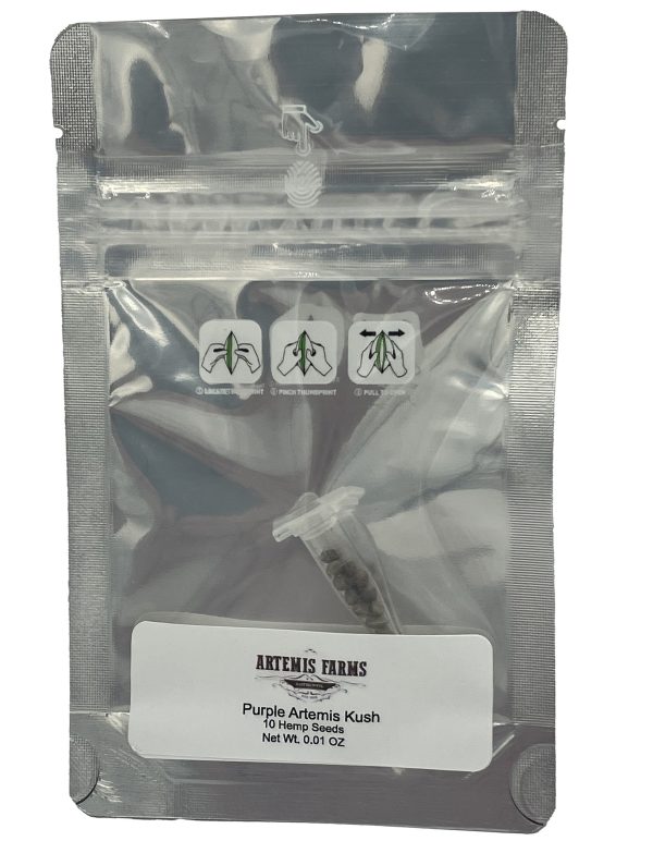 Purple Artemis Kush Hemp Seeds - Image 3